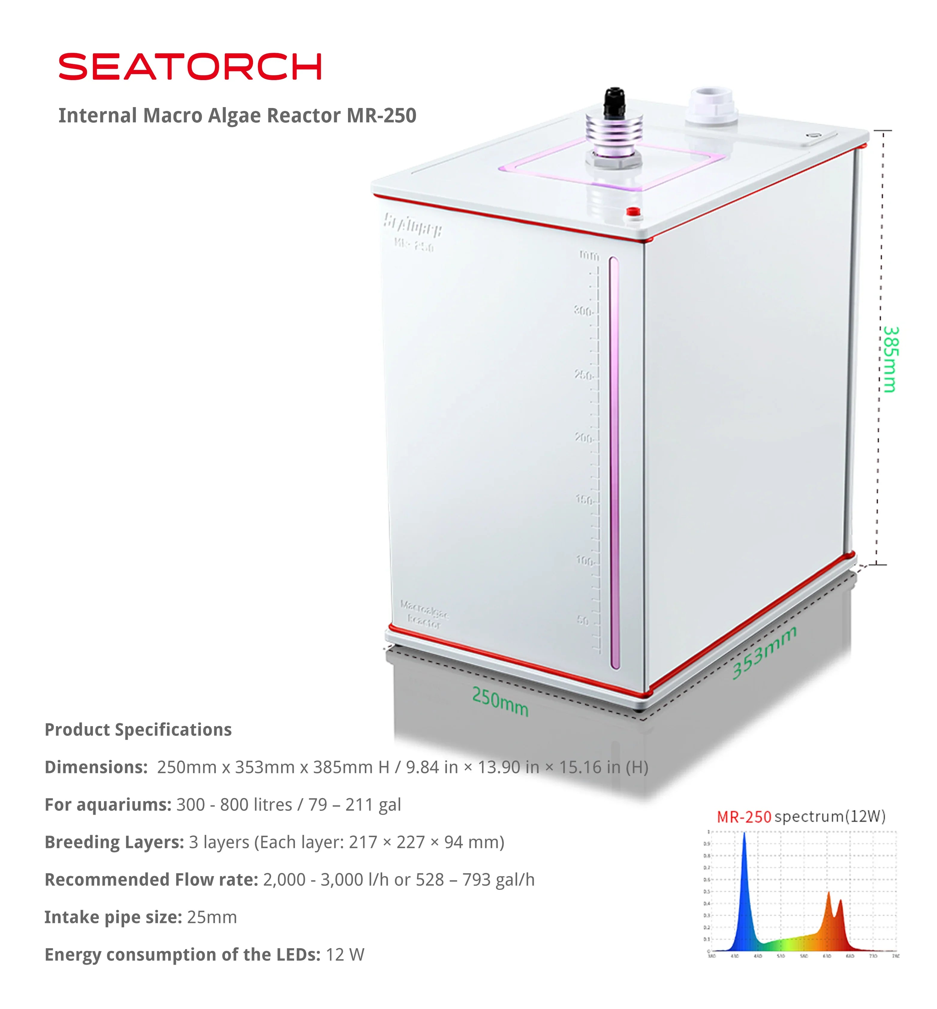 Macroalgae Reactor Internal