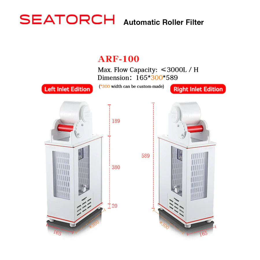 Auiomatic Roller Filter (Right Inlet Version)