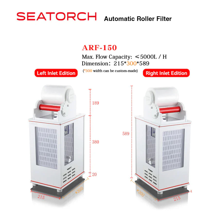 Automatic Roller Filter (Left Inlet Version)