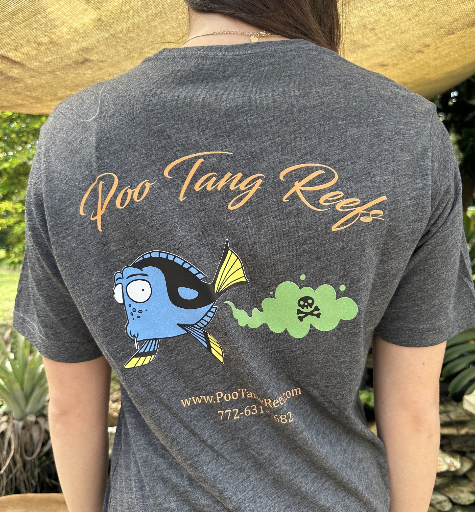 PTR tshirt front and back logo