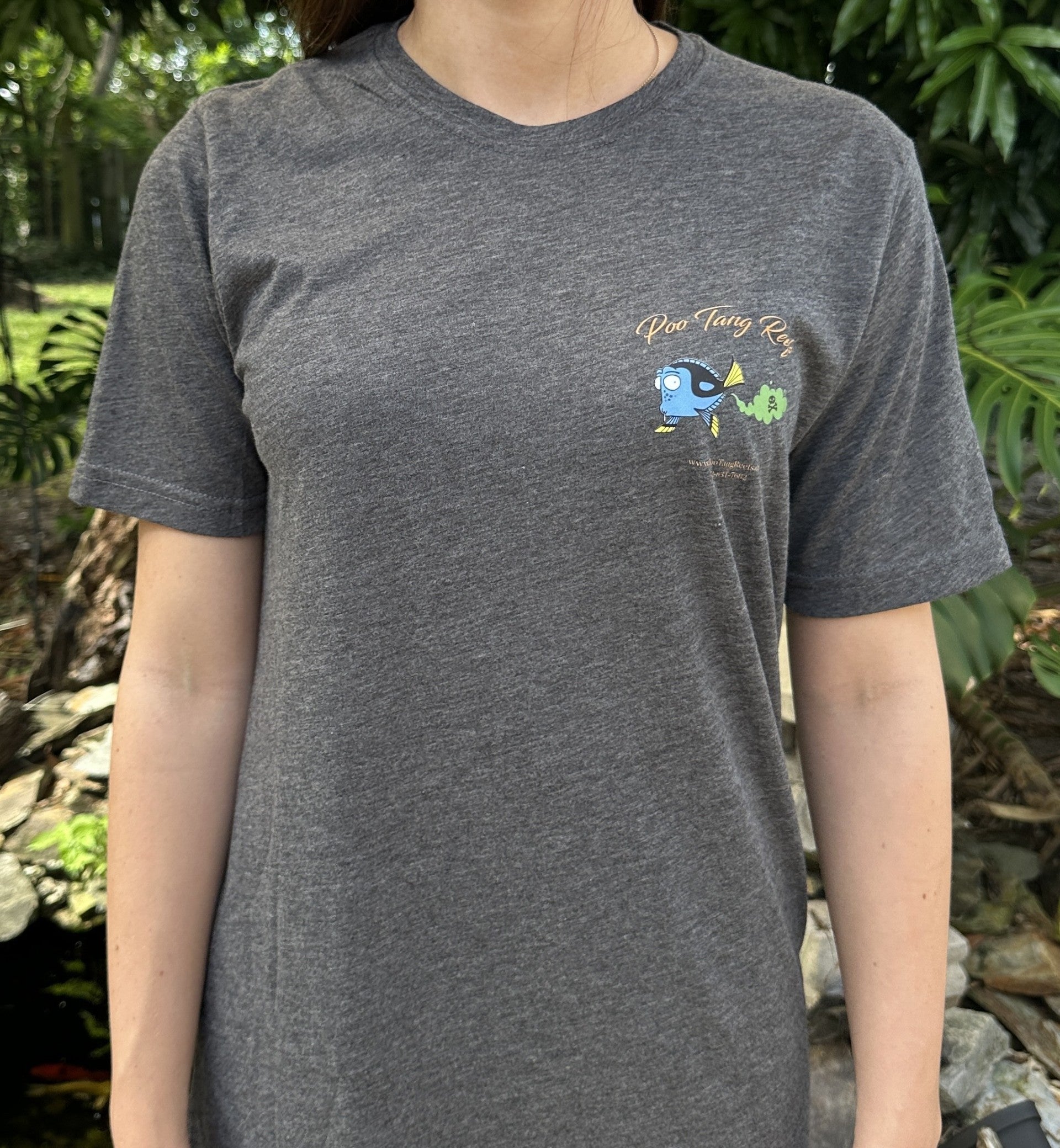 PTR tshirt front and back logo